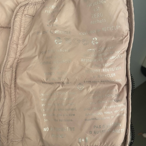 Point Zero Mid-Length Pink Puffer Coat Size S - Picture 7 of 8